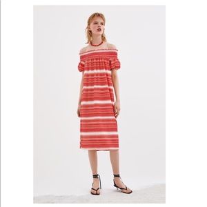 NWT ZARA STRIPED DRESS